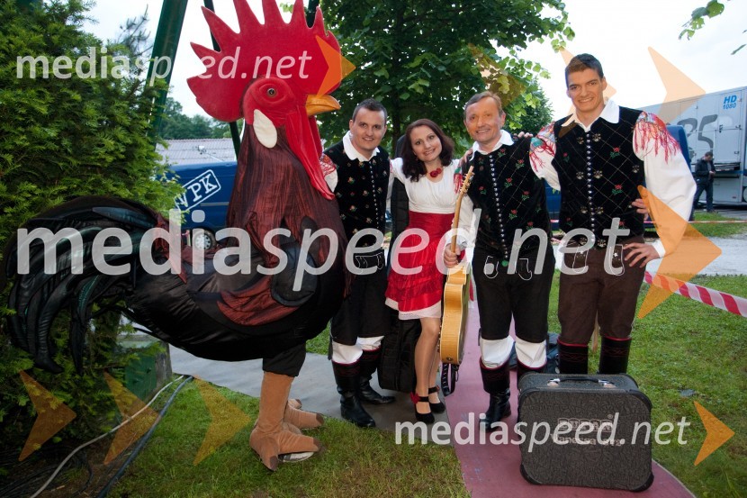 Ansambel FrančičNa zdravje, snemanje zadnje oddaje