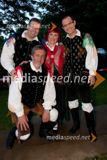 Ansambel ZarjaNa zdravje, snemanje zadnje oddaje