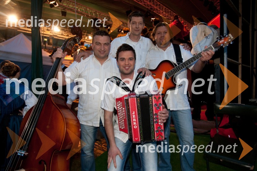 Ansambel DiamantiNa zdravje, snemanje zadnje oddaje