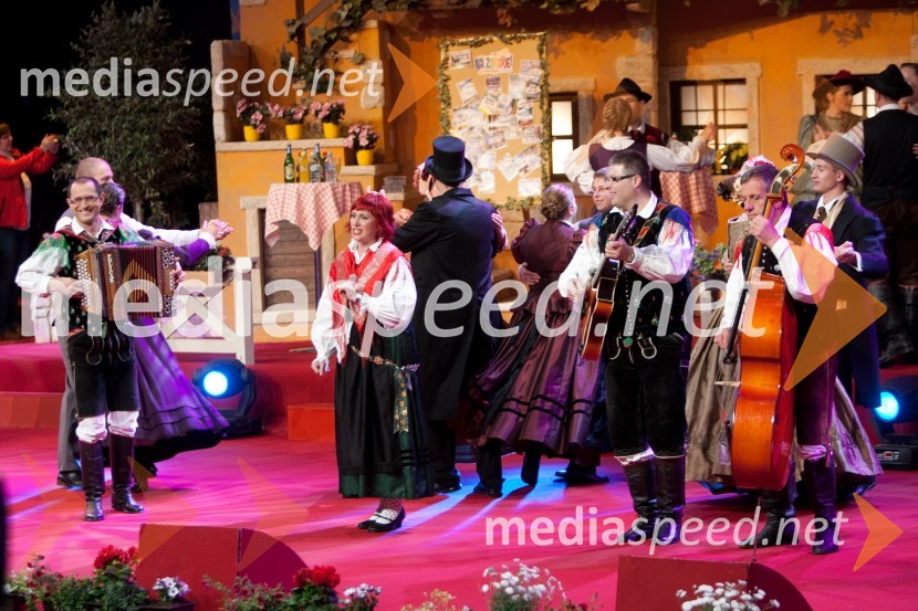 Ansambel ZarjaNa zdravje, snemanje zadnje oddaje