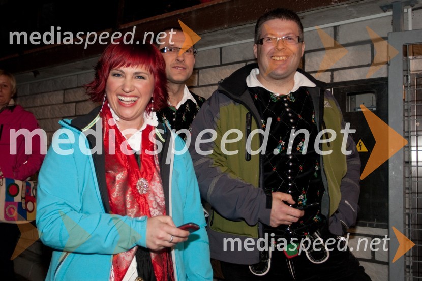 Ansambel ZarjaNa zdravje, snemanje zadnje oddaje