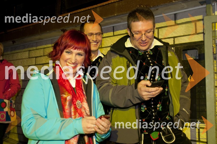 Ansambel ZarjaNa zdravje, snemanje zadnje oddaje