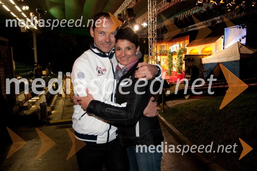 Jože Potrebuješ, član skupine Čuki; AndrejaNa zdravje, snemanje zadnje oddaje