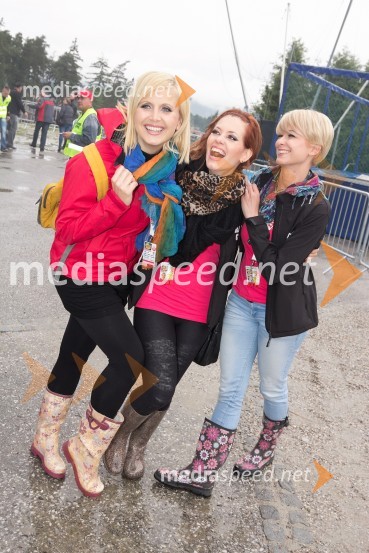 Anita Mlakar, moderatorka na Radiu City;&nbsp;Natalija Veronik, novinarka Radia City;&nbsp;Mateja Car, moderatorka na Radiu CityRadio City, koncert 2013