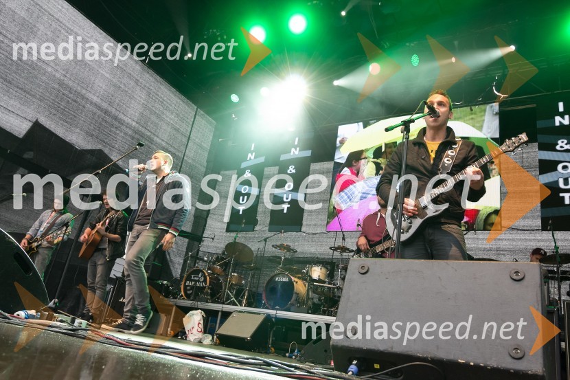 Nastop skupine In&OutRadio City, koncert 2013