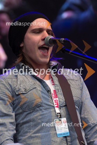 Član skupine In&OutRadio City, koncert 2013