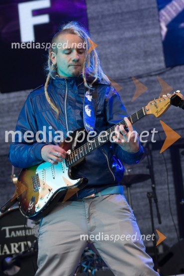 Član skupine MuffRadio City, koncert 2013