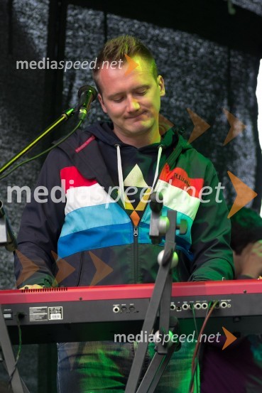 Član skupine MuffRadio City, koncert 2013