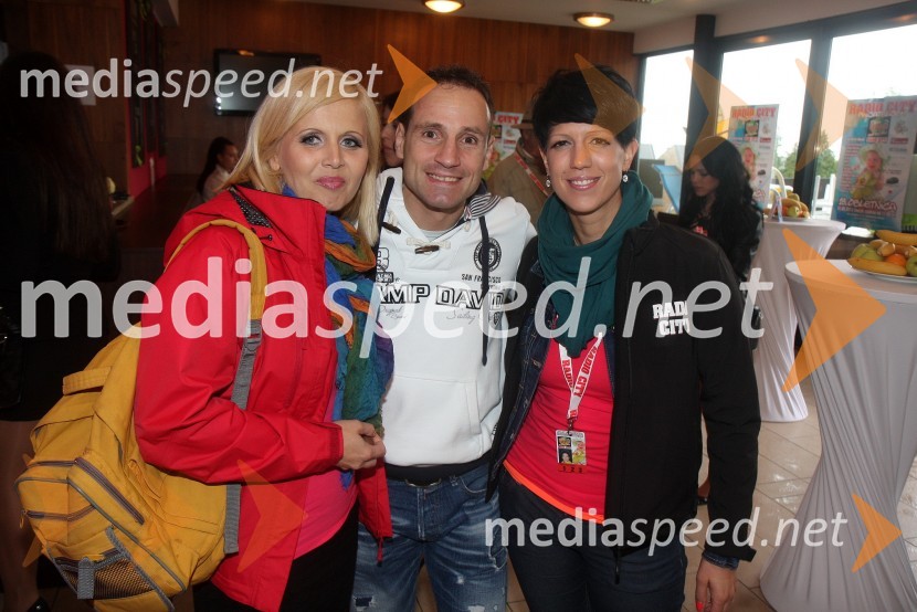 Anita Mlakar, moderatorka na Radiu City; Tomaž Barada, taekwondoist ter kickboksar;&nbsp;Tina Zavec Aram, moderatorka na Radiu CityRadio City, koncert 2013