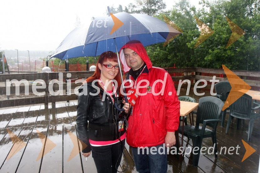 Špela žerjal, novinarka Radia City;&nbsp;Sandi Križanič, glasbeni urednik na Radiu CityRadio City, koncert 2013