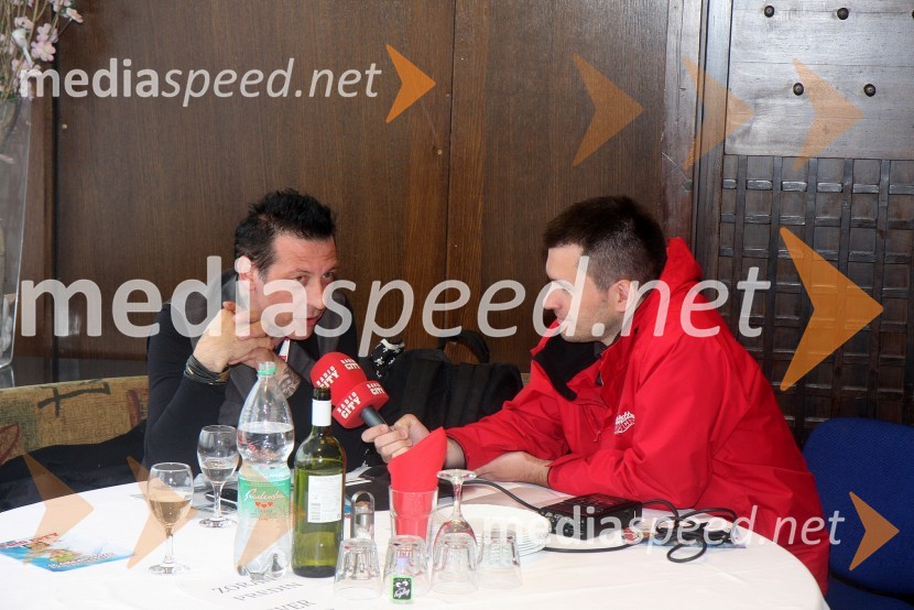 Aleš Uranjek, glasbenik;&nbsp;Janez Krušič Sterguljc, novinar Radia CityRadio City, koncert 2013