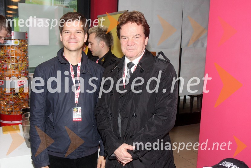 Marko Hölbl; oče Mišo Hölbl, direktor in lastnik radia CityRadio City, koncert 2013