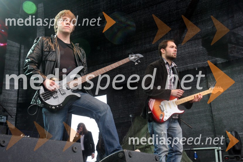 Člana&nbsp;skupine The Sticky LicksRadio City, koncert 2013