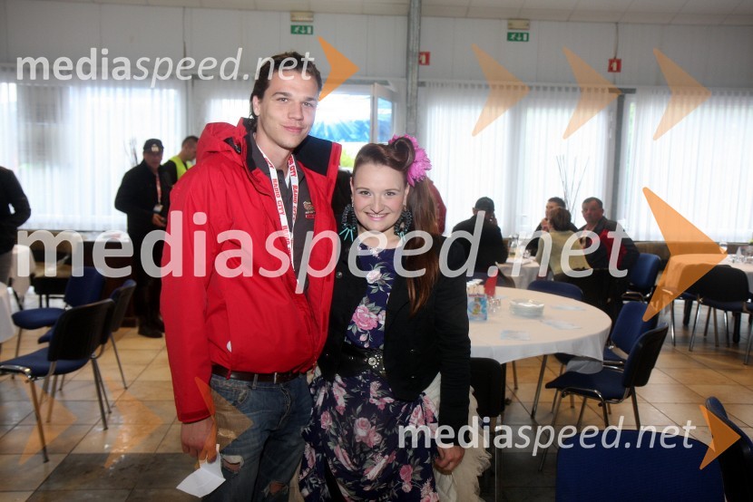 Jan Ternjak, novinar Radia City; Maja Pihler Bilbi, glasbenicaRadio City, koncert 2013