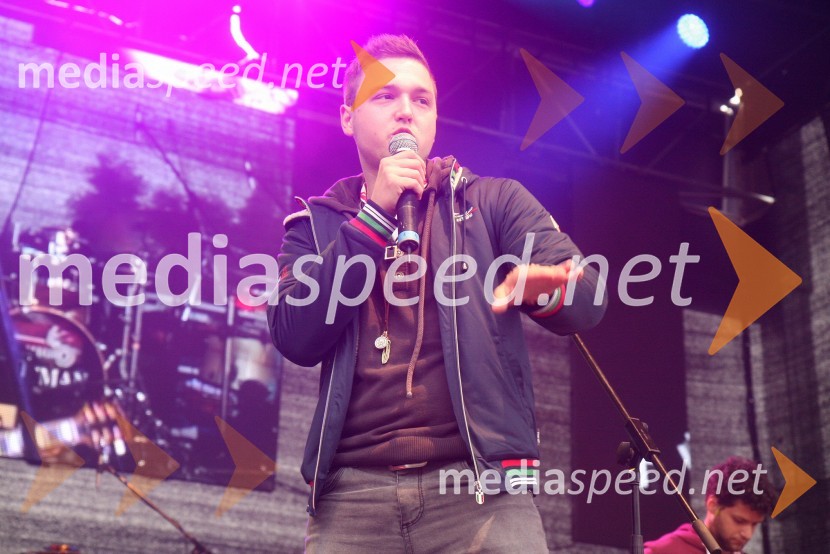 Član skupine In&OutRadio City, koncert 2013