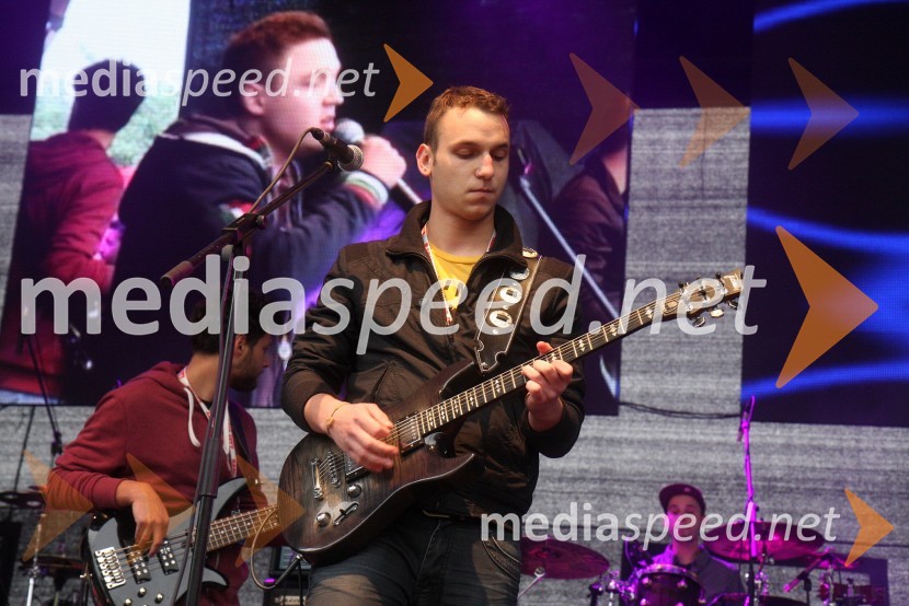 Član skupine In&OutRadio City, koncert 2013