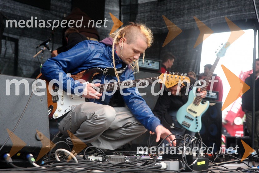 Član skupine MuffRadio City, koncert 2013