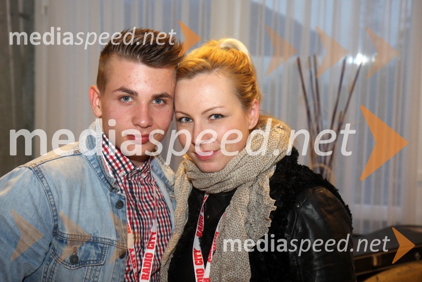 Žan Serčič, pevec;&nbsp;Manuela Brečko, pevkaRadio City, koncert 2013