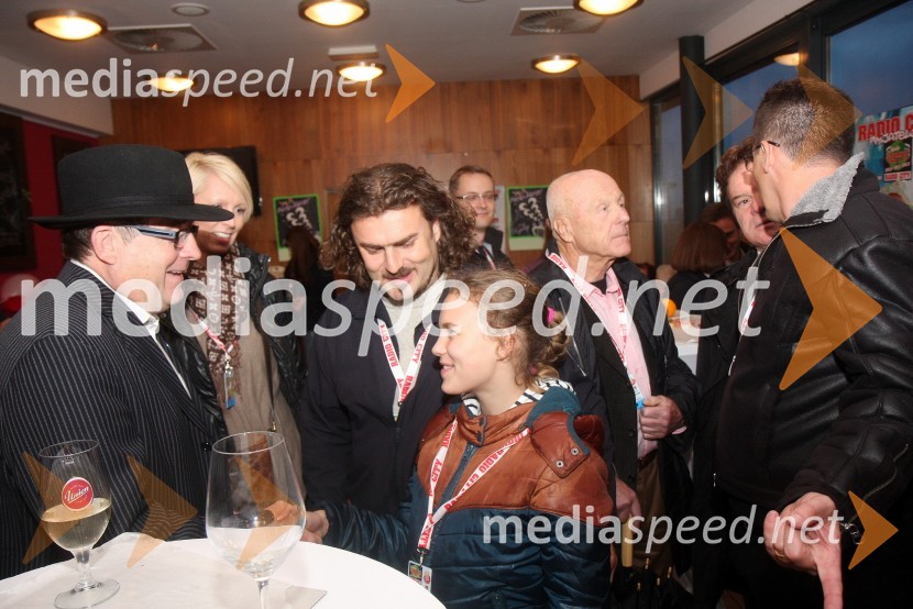 Dr. Andrej Fištravec, župan MOM; dr. Sebastijan Piberl, zdravnik; ...Radio City, koncert 2013