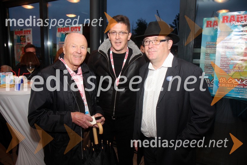 ...;&nbsp;Božidar Novak, partner, svetovalec SPEM Komunikacije; dr. Andrej Fištravec, župan MOMRadio City, koncert 2013