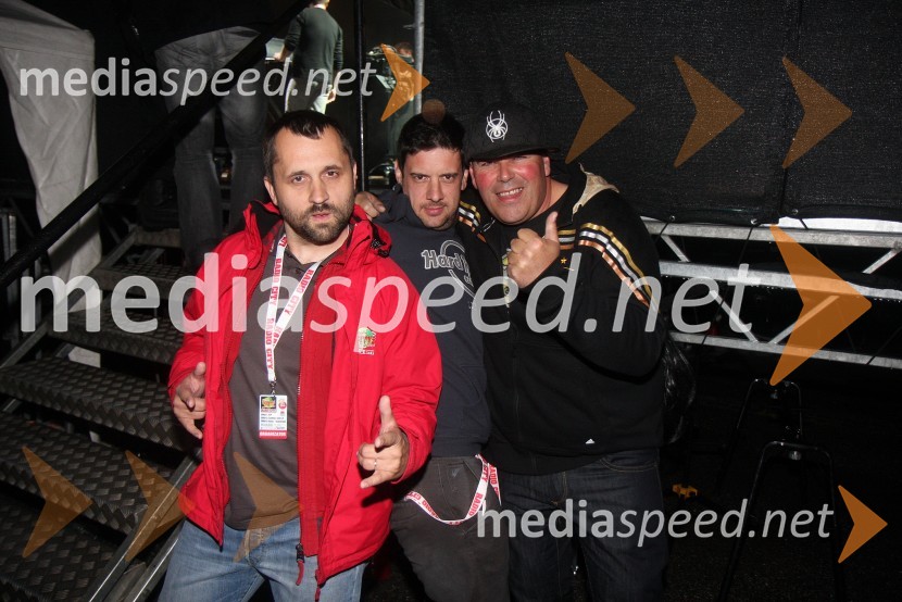 Dejan Vedlin;&nbsp;Tine Križanič;&nbsp;Matjaž Šalamun - Šalca, ekipa Reporter MilanRadio City, koncert 2013