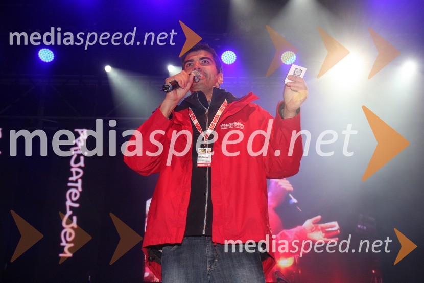 Bor Grainer, odgovorni urednik radia CityRadio City, koncert 2013