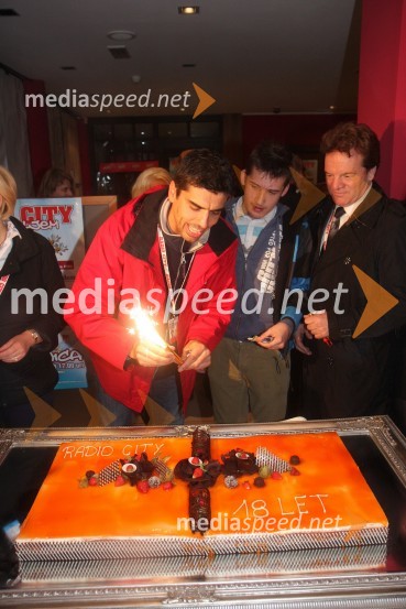 Bor Grainer, odgovorni urednik radia CityRadio City, koncert 2013