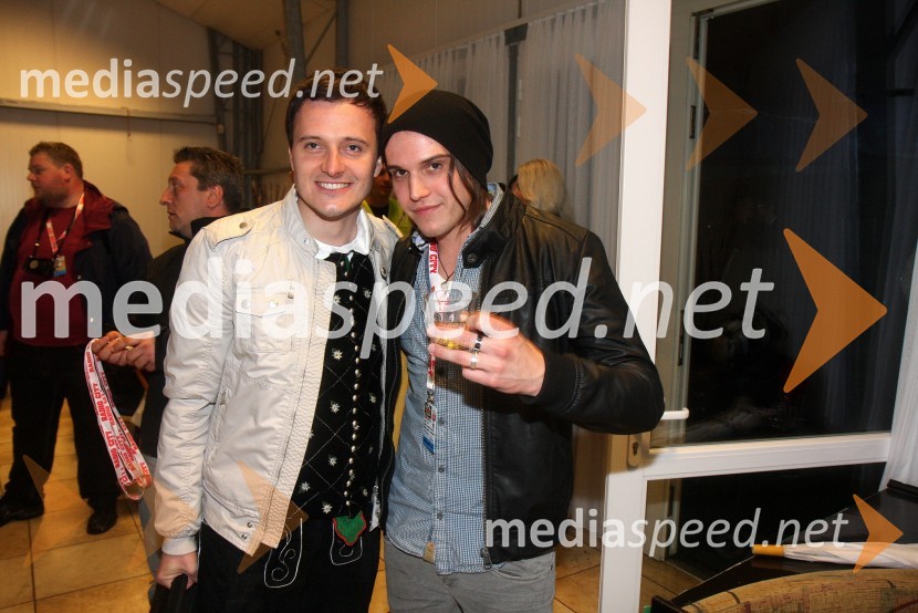 Blaž Švab, član skupine Modrijani; član skupine In&OutRadio City, koncert 2013