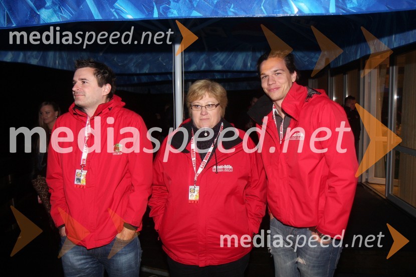 Matej Šoba, novinar Radia City;&nbsp;Cvetka Sternad, vodja računovodstva Radia City;&nbsp;Jan Ternjak, novinar Radia CityRadio City, koncert 2013