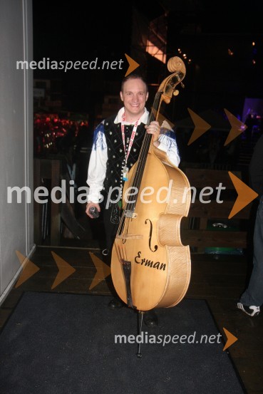 Franjo Oset, član skupine ModrijaniRadio City, koncert 2013