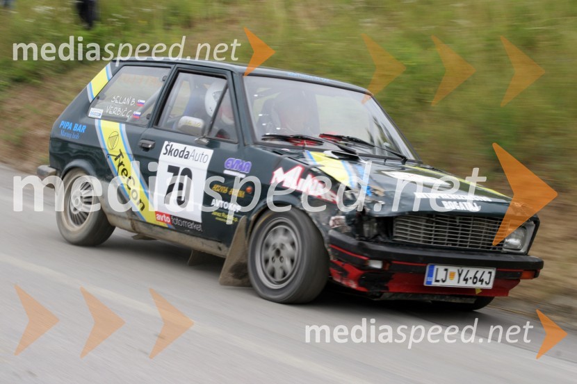 Gašper Verbič in Blaž Selan (Slovenija)RALLY, 3.Škoda rally Maribor