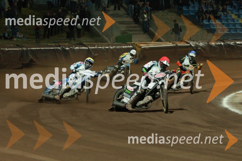 Jakub Jamrog (Poljska); Jakub Jamrog (Poljska); Dakota North (Avstralija); Firlej Mariusz (Poljska)Speedway, dirka za Zlati znak občine Krško 2013
