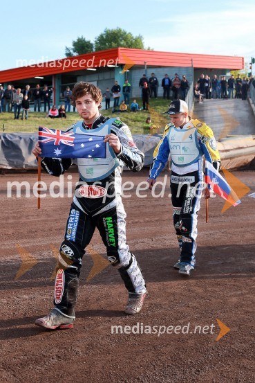 Dakota North (Avstralija); Andrey Kudryashov (Rusija)Speedway, dirka za Zlati znak občine Krško 2013