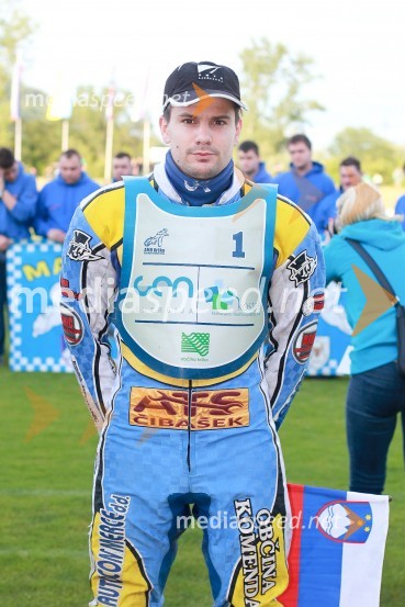 Matic Voldrih (AMTK Ljubljana) Speedway, dirka za Zlati znak občine Krško 2013