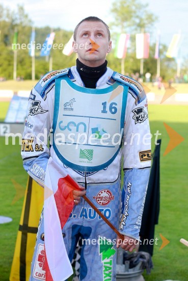 Marcin Jedrzejewski (Poljska)Speedway, dirka za Zlati znak občine Krško 2013