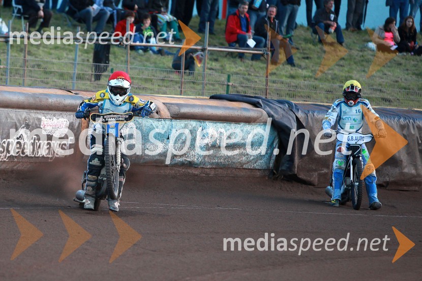 Andrey Kudryashov (Rusija); Marcin Jedrzejewski (Poljska)Speedway, dirka za Zlati znak občine Krško 2013