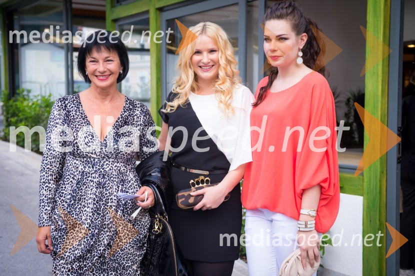 Azra Širovnik, pisateljica; Danica Lovenjak, novinarka; Mateja Eber, Krznarstvo EberOtvoritev restavracije Saraj