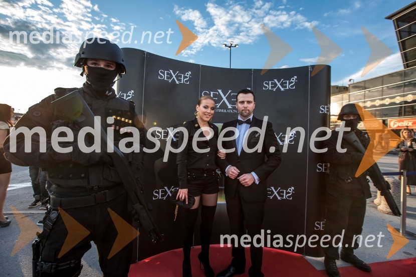 Katarina Jurkovič, igralka; Aljoša Kovačič, igralecPremiera filma Izhod