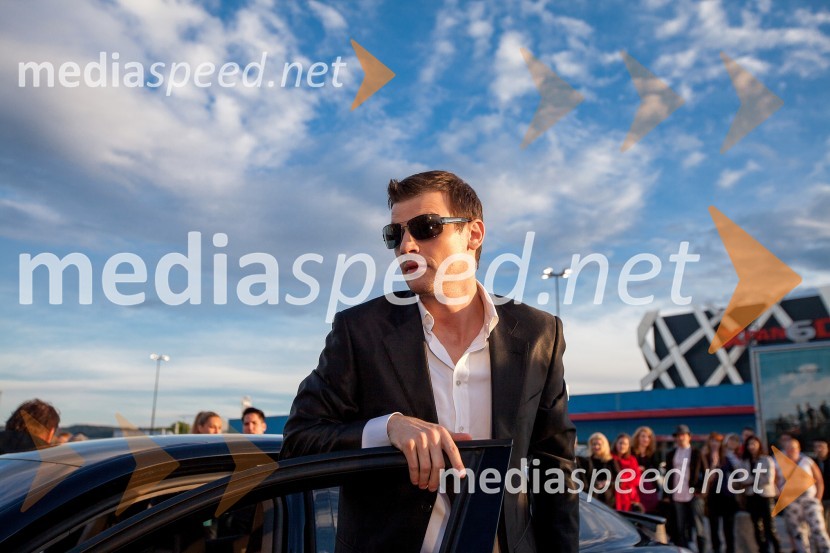 Yuri Bradač, igralecPremiera filma Izhod