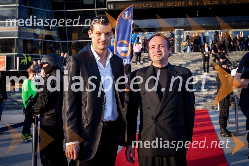 Yuri Bradač, igralec; Ludvik Bagari, igralecPremiera filma Izhod