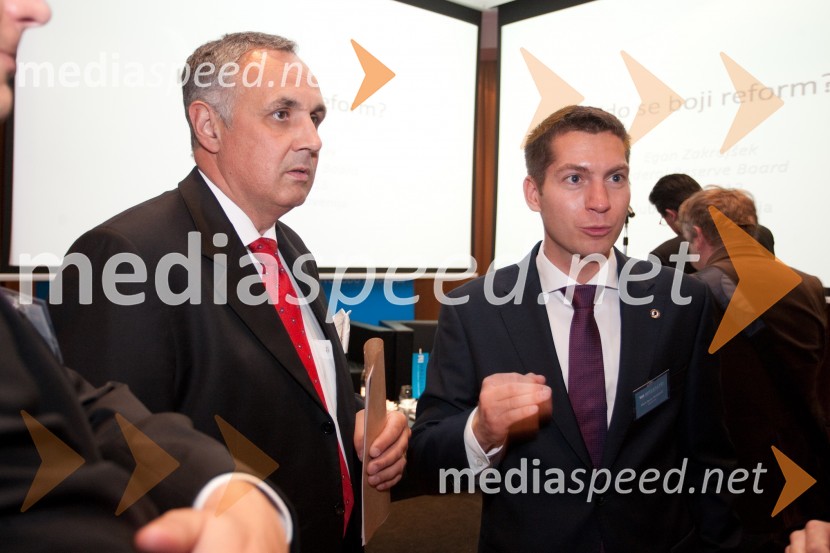 Samo Kupljen, direktor Bauhaus Slovenija; Mark Boris Andrijanič, vodja Mreže idejMreža idej, pogovor o razvojnih reformah: Kdo se boji sprememb?