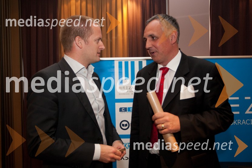 Jure Mikuž; Samo Kupljen, direktor Bauhaus SlovenijaMreža idej, pogovor o razvojnih reformah: Kdo se boji sprememb?