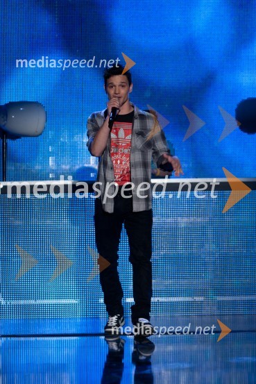 Gaj Trček, pevecMister Slovenije 2013 je Jure Rugani