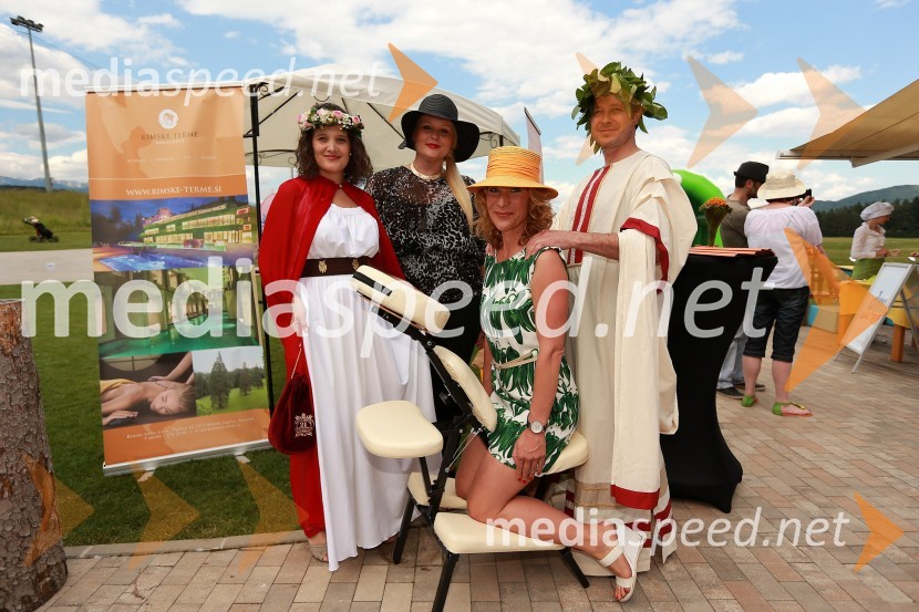 ...; Evelin Krajnc, marketing Rimske Terme d.o.o.; Polona Okorn, Rimske Terme d.o.o.; ...Lady piknik pod klobuki 2013