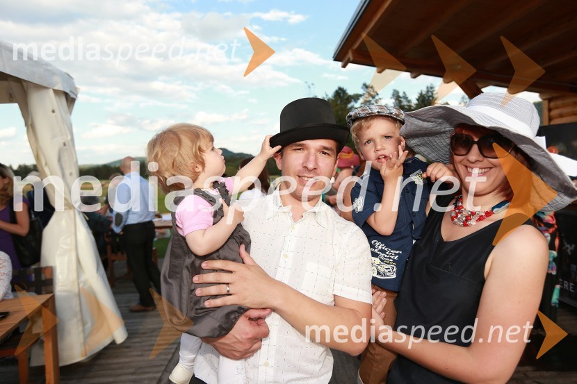 Martina Brec, brand manager, PPD  distribucija d.o.o. z družinoLady piknik pod klobuki 2013