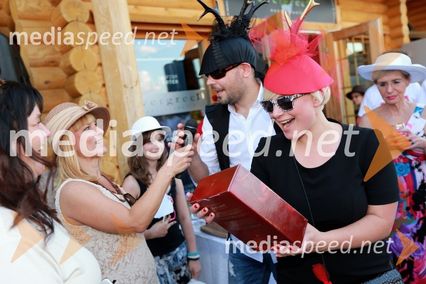 Barbra Jermann, urednica revije Lady; Štefko Bratkovič; Ana Praznik; Radio CenterLady piknik pod klobuki 2013