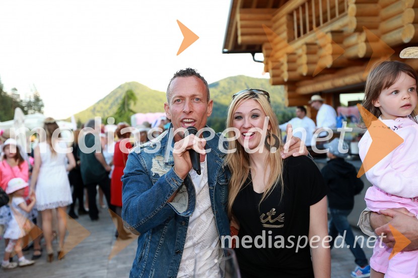 Boštjan Zupančič, član skupine Victory; Kaly KoloničLady piknik pod klobuki 2013