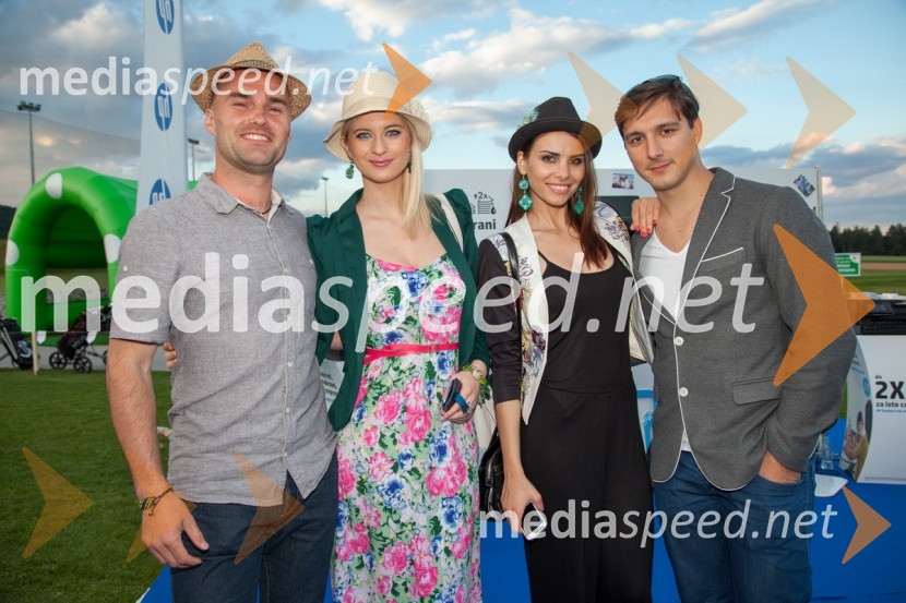 Jernej Jevnišek; Marika Savšek, miss Universe 2010; Mirela Korač, Miss Universe Slovenije 2009; ...Lady piknik pod klobuki 2013