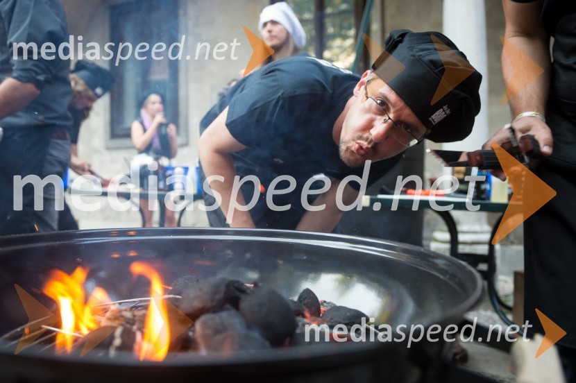 Jean Frbežar, moderatorJack Daniel's BBQ party 2013