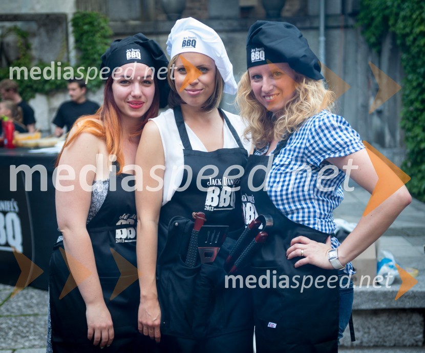 ...; Manja Plešnar, novinarka; ...Jack Daniel's BBQ party 2013
